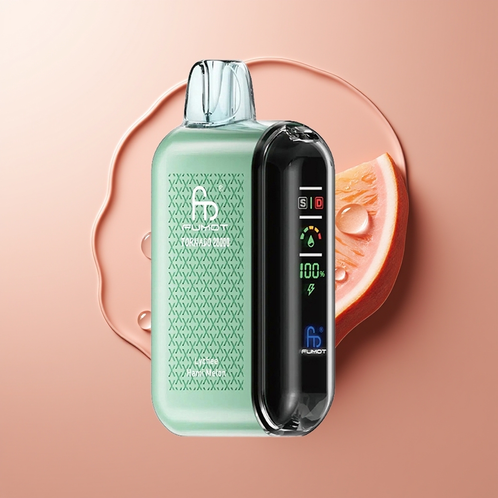 Fumot Tornado 20000 Puhangut Dual Mesh Coil Litsi Hami Melon Smart Display