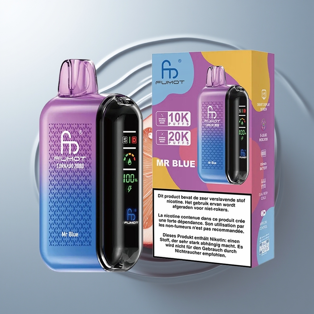 Fumot Tornado 20000 Puhangut Dual Mesh Hr Sinine