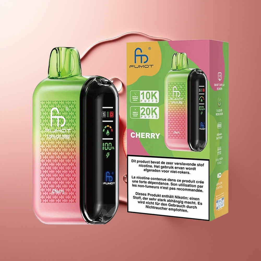 Fumot Tornado 20000 Puhangut Dual Mesh Kirss