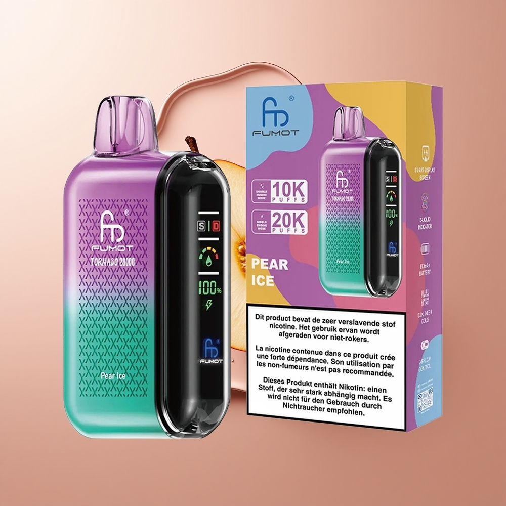 Fumot Tornado 20000 Puhangut Dual Mesh Pirnijää