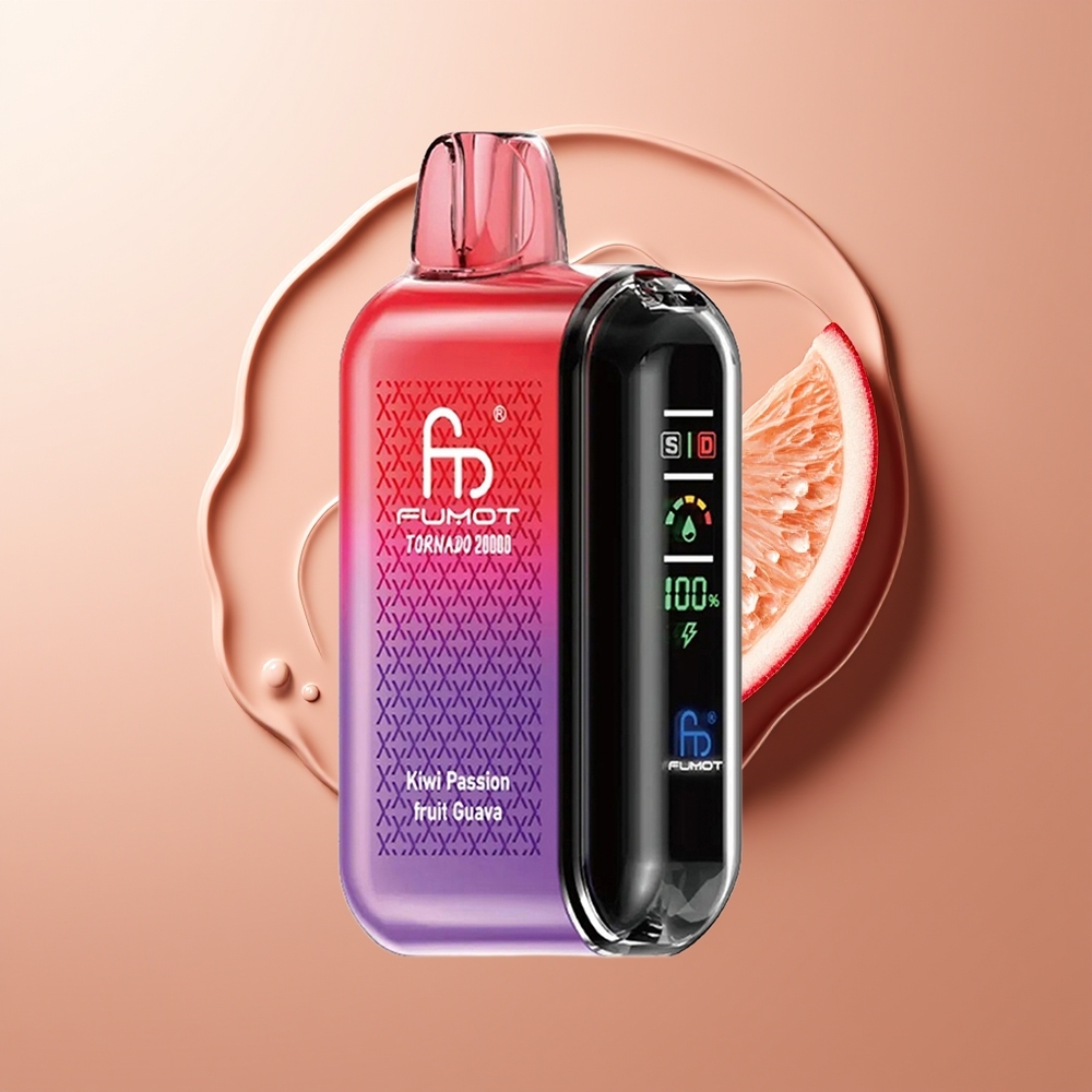 Fumot Tornado 20000 Puhangut Kiivi-Marakuya-Guava Dual Mesh Coil Smart Display
