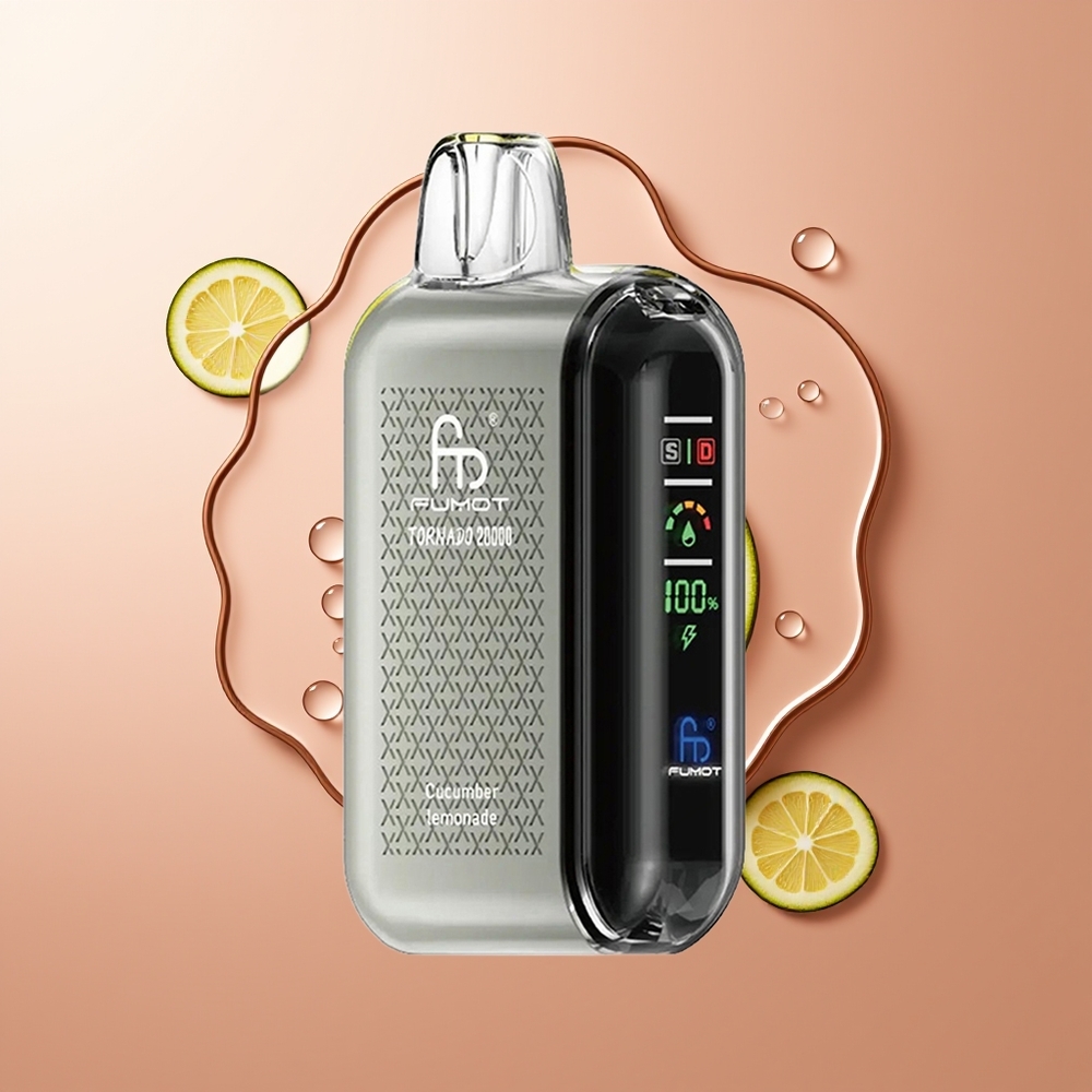 Fumot Tornado 20000 Puhangut Kurk Limonaad Dual Mesh Coil Smart Display