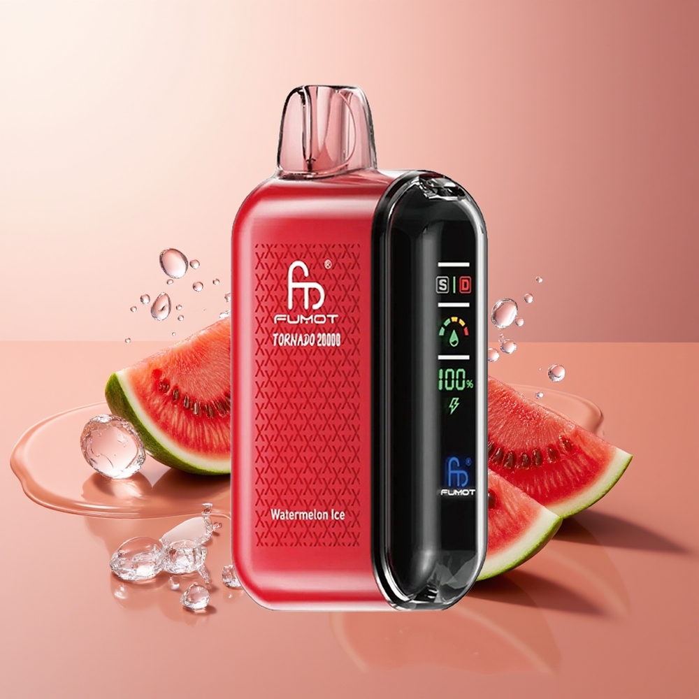 Fumot Tornado 20000 Puhangut Vesimelonijää 20ml Kahe Võrguga Mootor