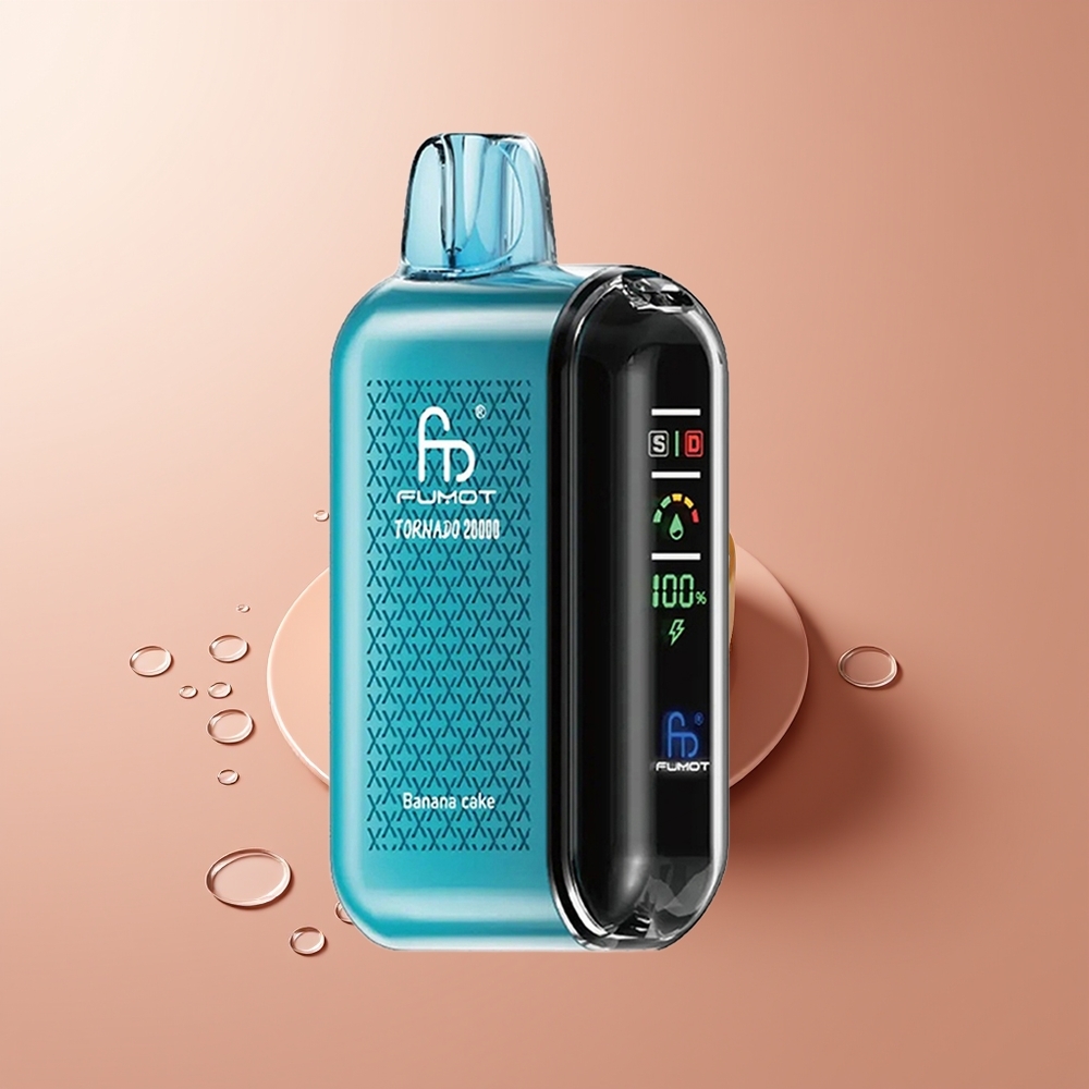 Fumot Tornado 20000 Puhu Bananikook Kahekordne Võrkkelu Smart Display