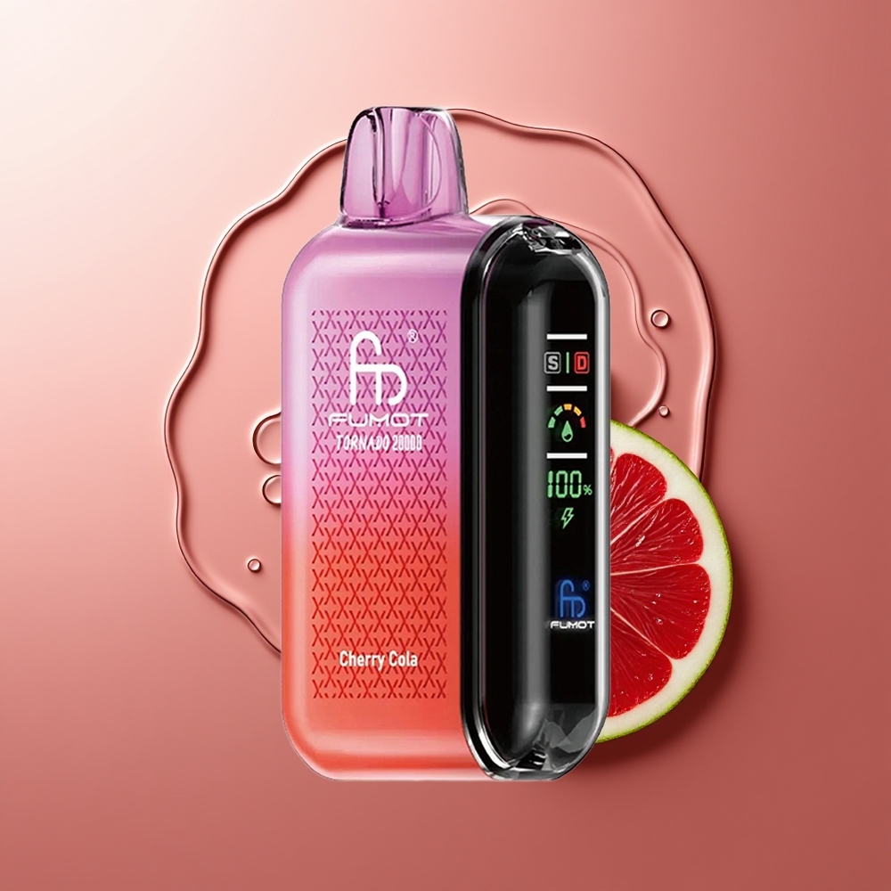 Fumot Tornado 20000 Puhu Kirsi-Koola Dual Mesh Coil Smart Display