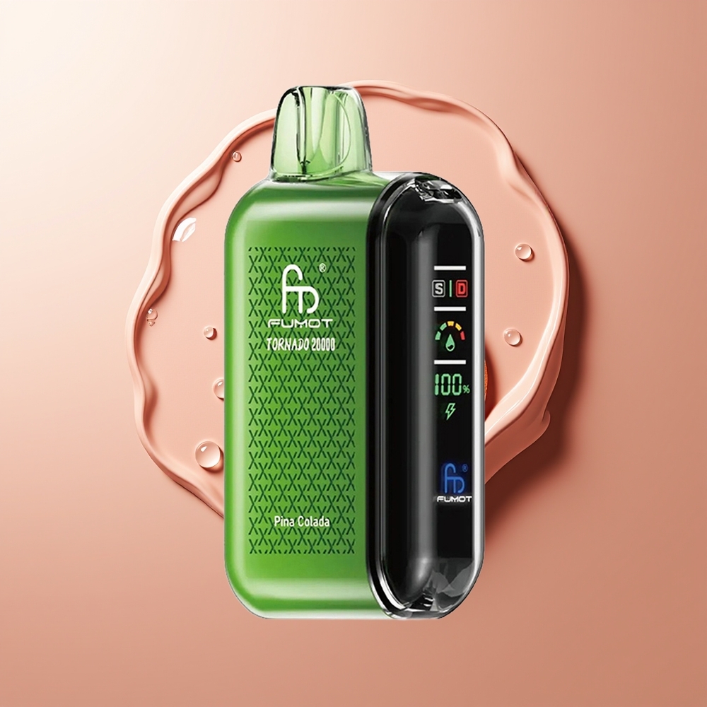 Fumot Tornado 20000 Puhu Pina Colada Dual Mesh Coil Smart Display