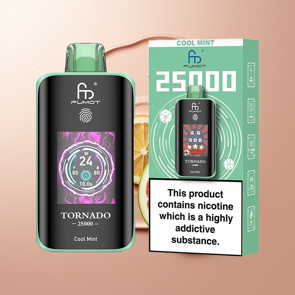 Fumot Tornado 25000 Puhangut Laaditav Jahutusmünt