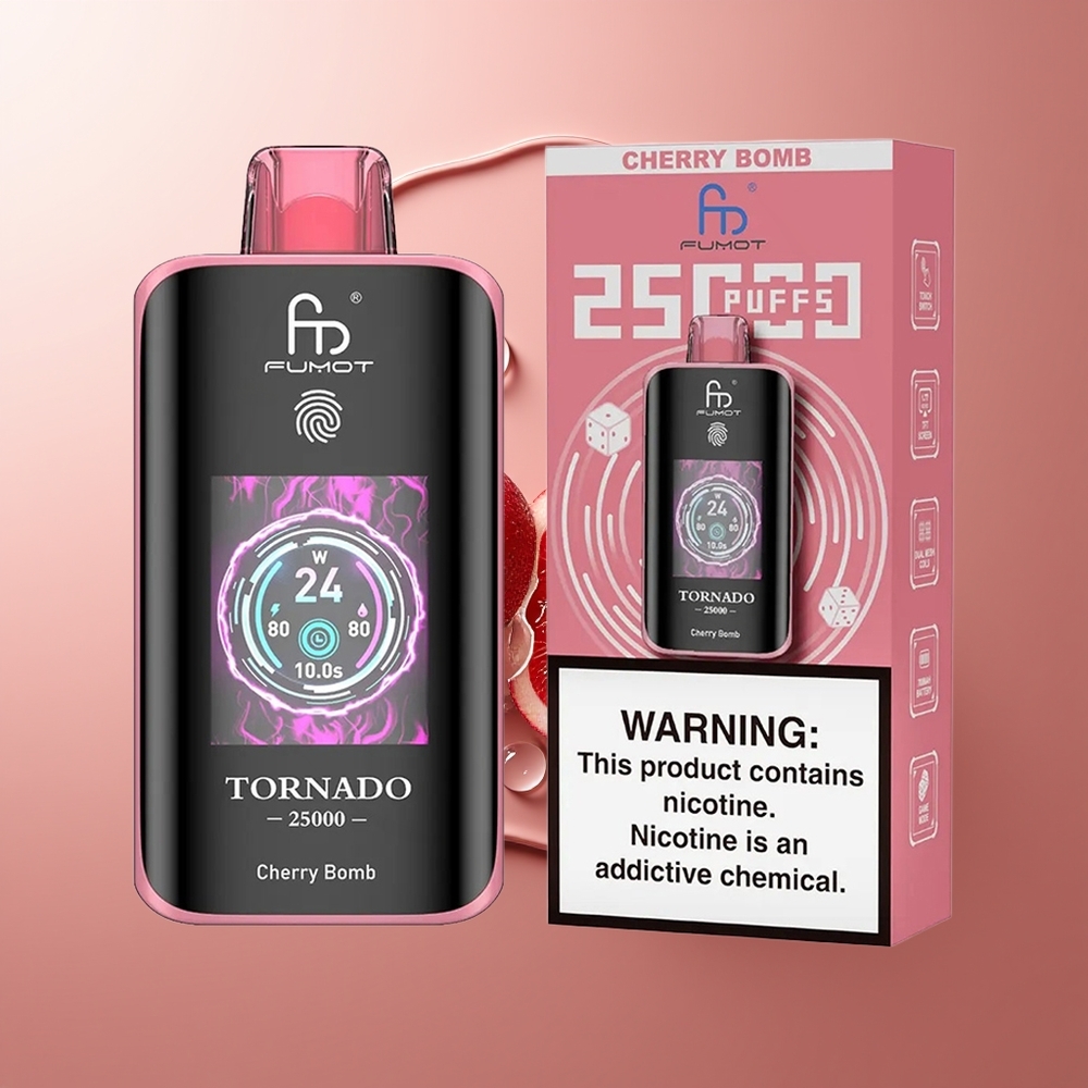 Fumot Tornado 25000 Puhuud Kirsi Paak 700mAh 20ml