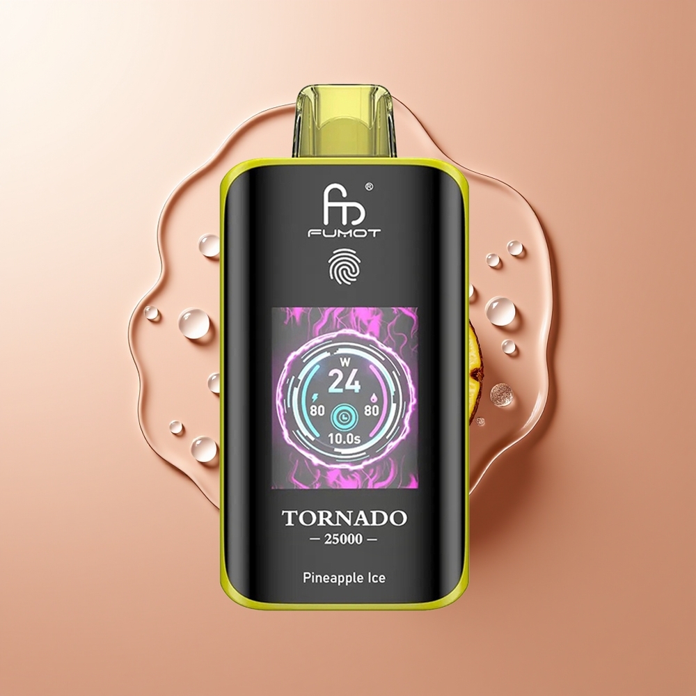 Fumot Tornado 25000 Suts HD Ekraan-Tüüp C Ananass Jää