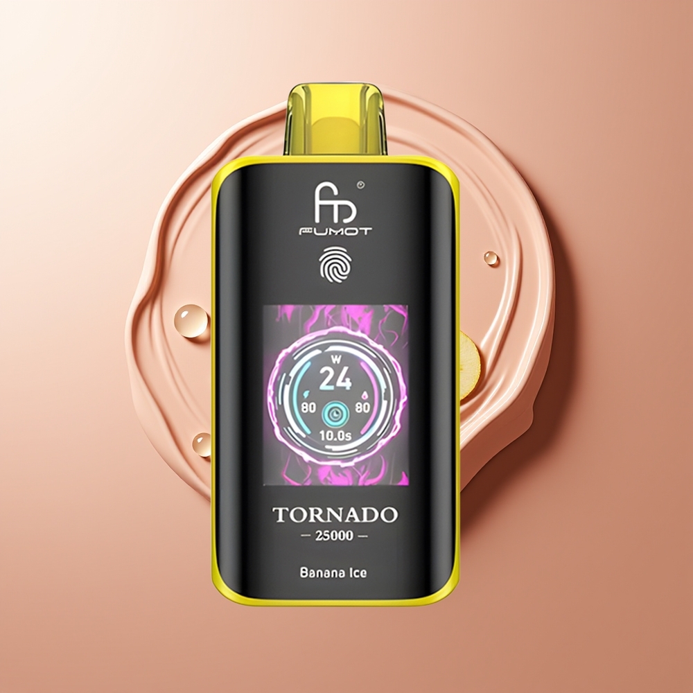 Fumot Tornado 25000 Suutmist 700mAh Laaditav Banaanijää