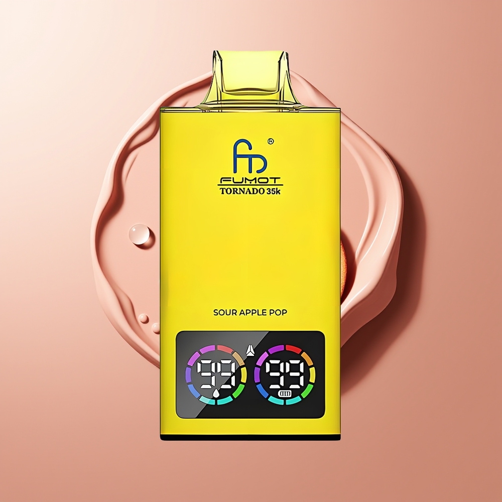 Fumot Tornado 35000 Härmas Õuna Pop Topeltvõrk USB-C