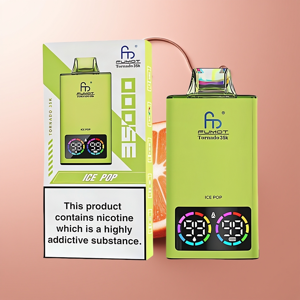 Fumot Tornado 35000 Suitsu Jääpops Dual Mesh RGB