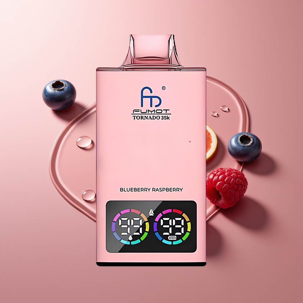 Fumot Tornado 35000 Suitsumahl Mustikas Vaarikas Topeltvõrklaadimine