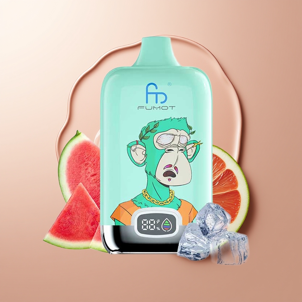 Fumot Tornado Digital Box 12000 Puffs 20ml Jahusinine Menta Mesh Coil