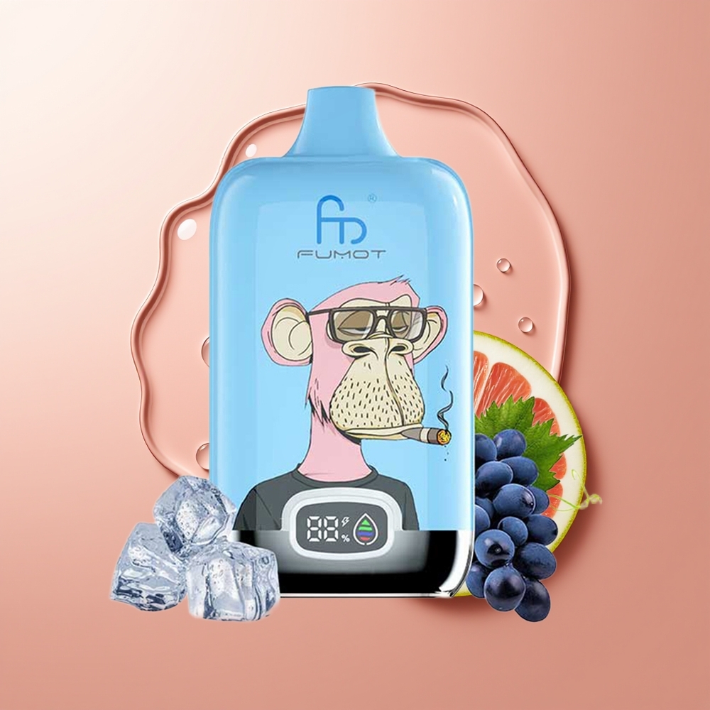 Fumot Tornado Digital Box 12000 Suukonda Roosa Sidrunimahl Mesh Coil Type-C