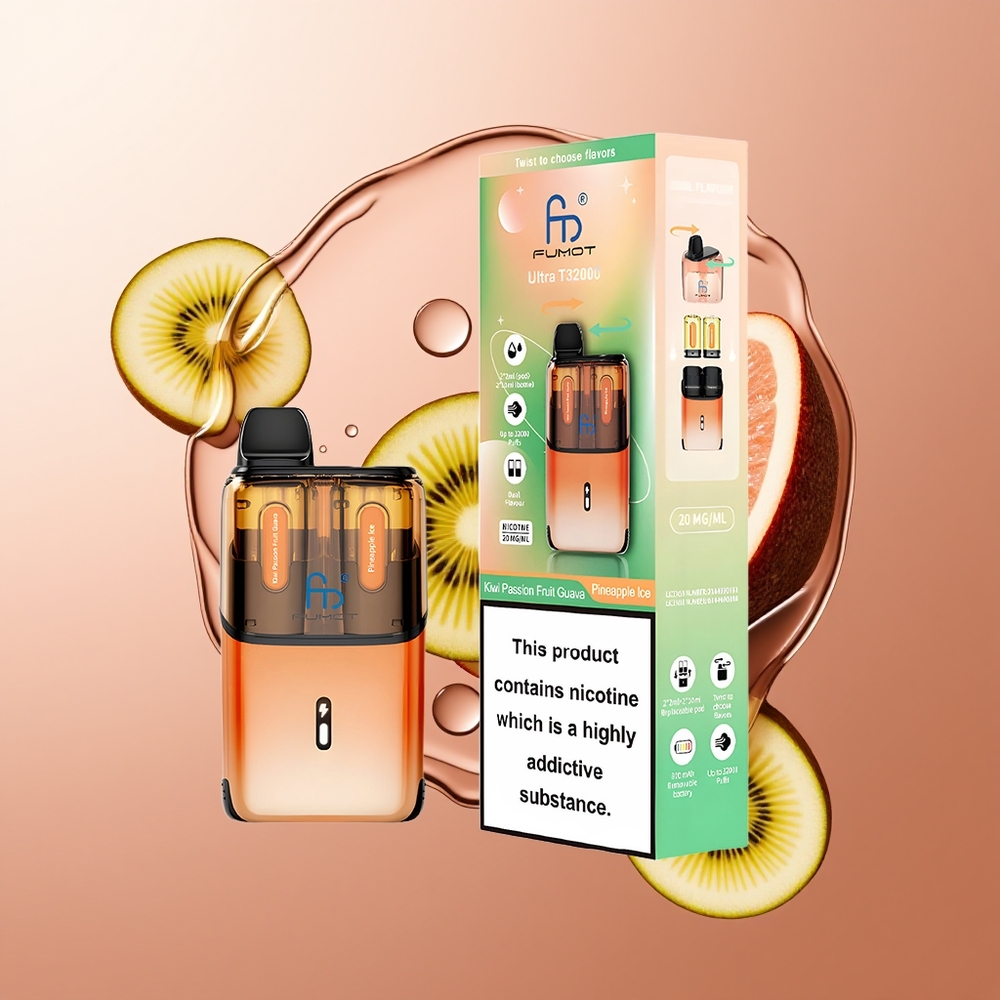 Fumot Ultra T32000 32000 Kiivi-Marja-Guava Ananassi-Jää 800mAh Tüüp-C