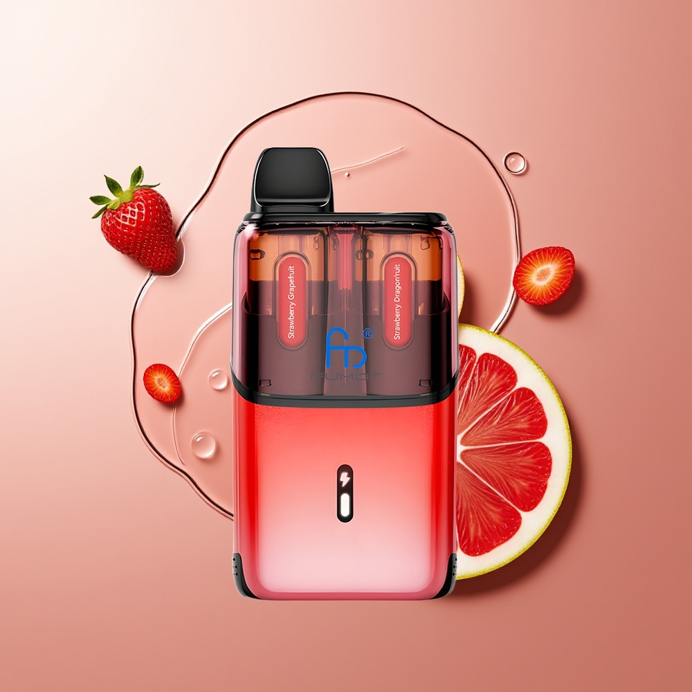 Fumot Ultra T32000 32000 Maasikas Greip-Maasikas Draakonivili Kiire Laadimine