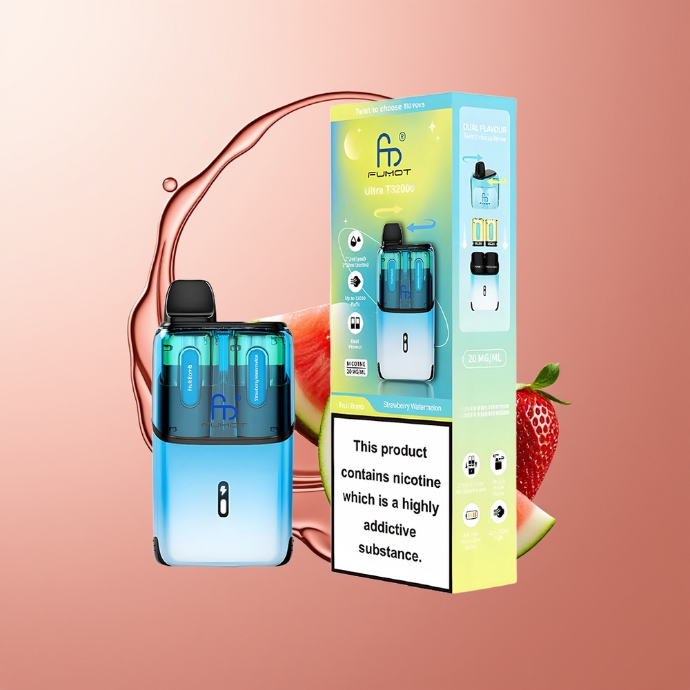 Fumot Ultra T32000 32000 Puff 24ml Maasikas-Arbuusi Puuvilja Pumb