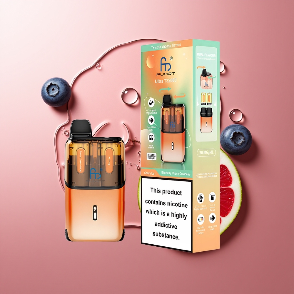 Fumot Ultra T32000 32000 Puff 24ml Mustikas Kirss Jääkirsik