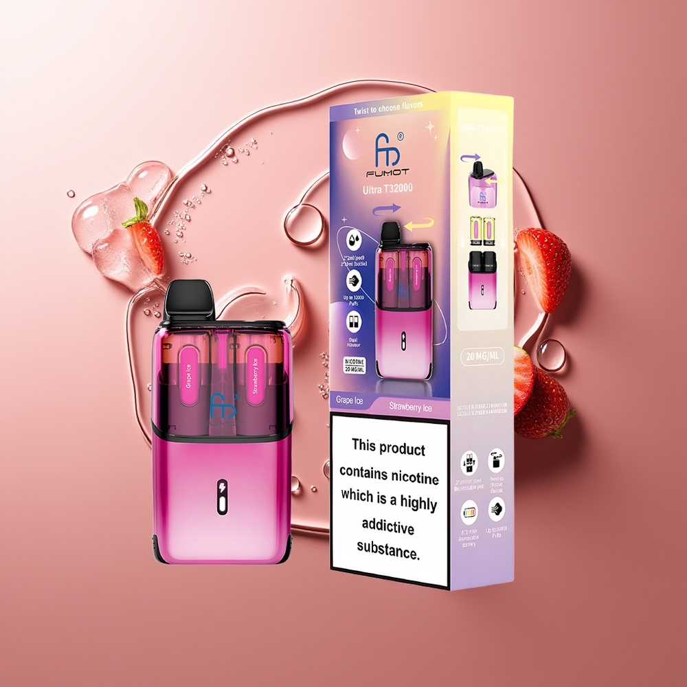 Fumot Ultra T32000 32000 Sügavuti Viinamarja-Jää Maasika-Jää Tüüp-C Kiirlaadimine