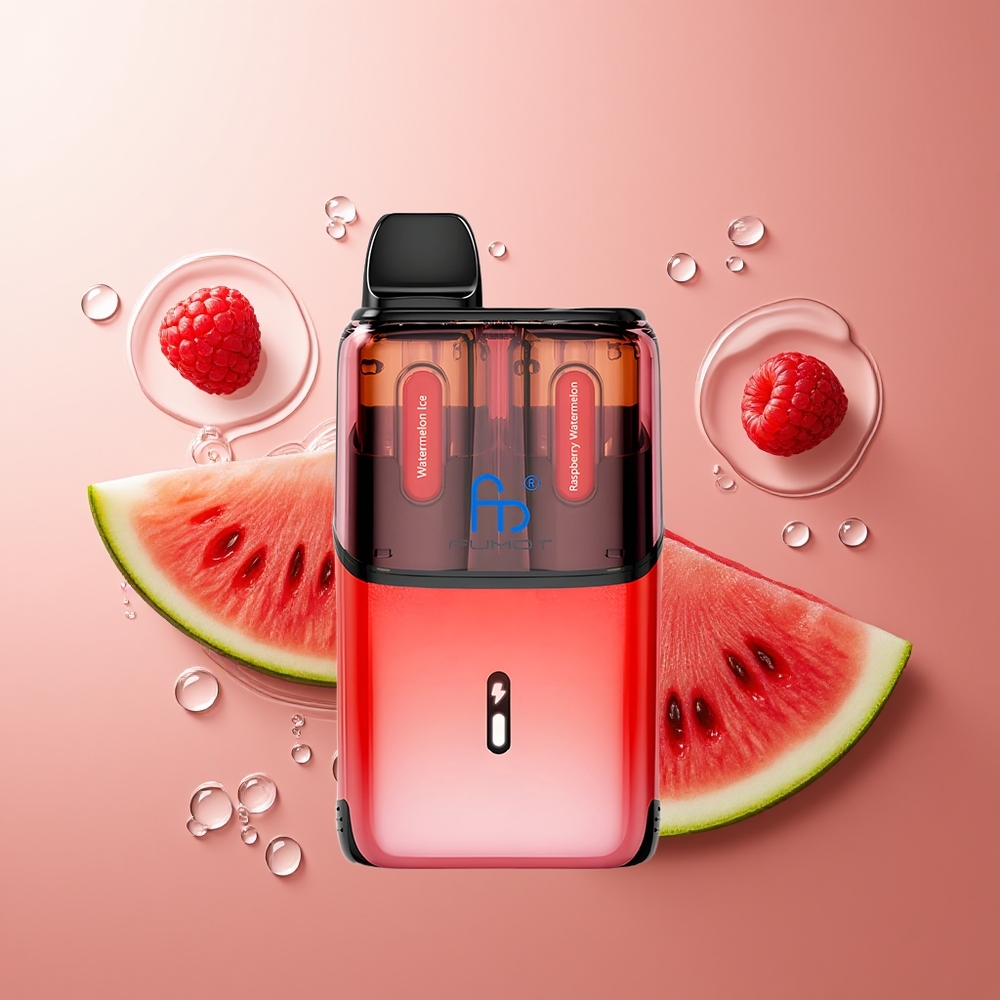 Fumot Ultra T32000 32000 Suitsu-Arbuusi-Jäätumise Vaarikas-Arbuusi Tüüp-C Kiirelaadimine 24ml