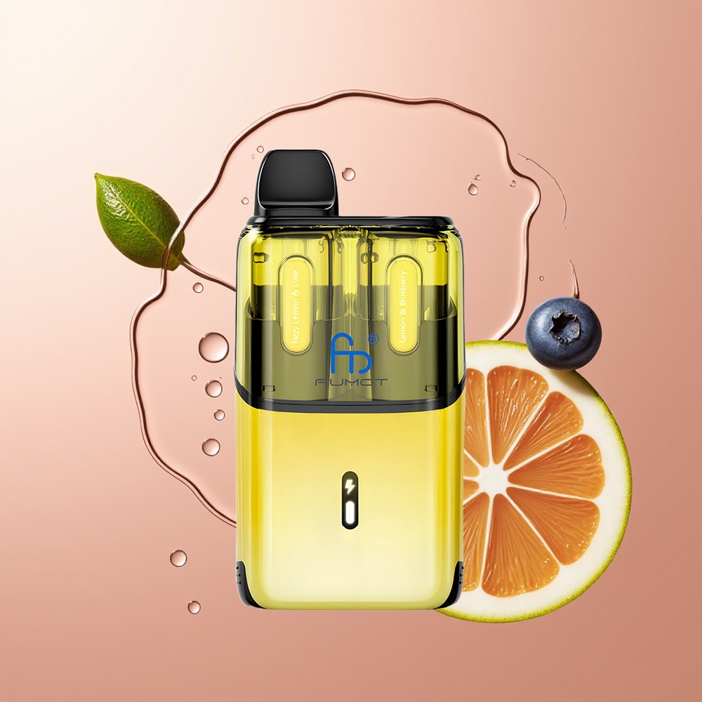 Fumot Ultra T32000 32000 puhangut Gaasivaba Sidrun & Mustikas Tüüp-C Kiirlaadimine