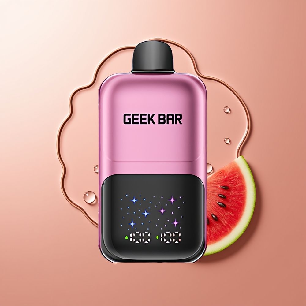 GEEK BAR 2GO 50000 Puffi Virsik & Arbuus Suure Ekraani ja Kahekordse Paagiga