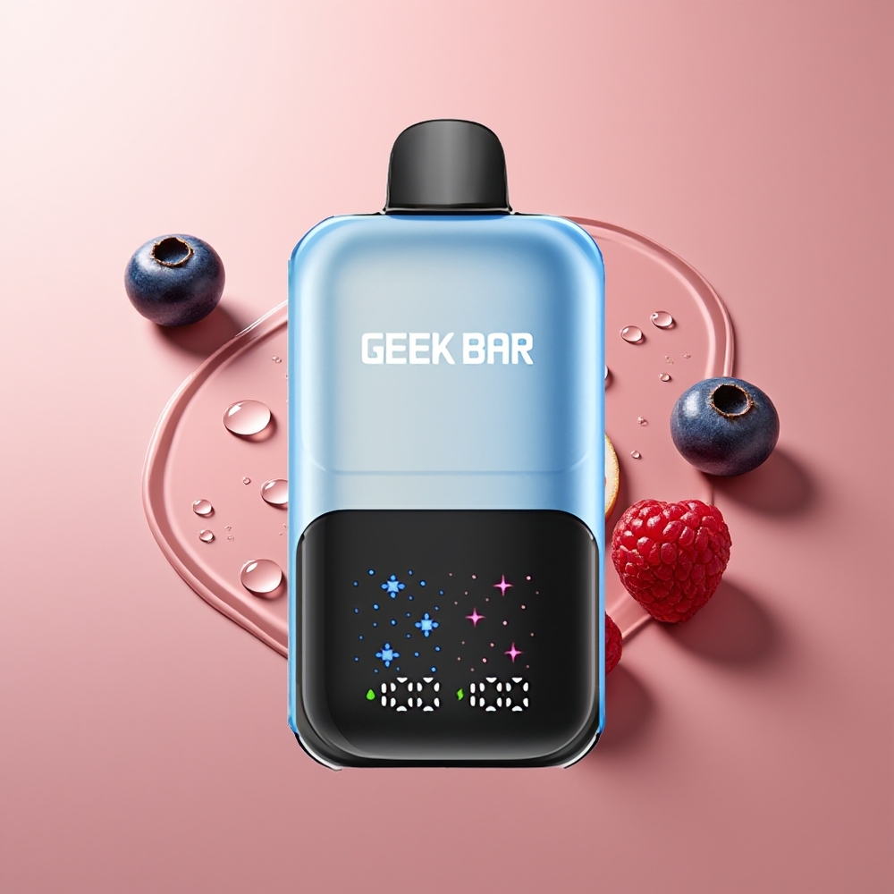GEEK BAR 2GO 50000 Puhuvaid Ploomipahklid-Jäätise Kombinatsioon Suure Ekraaniga Kahekordne Mahuti