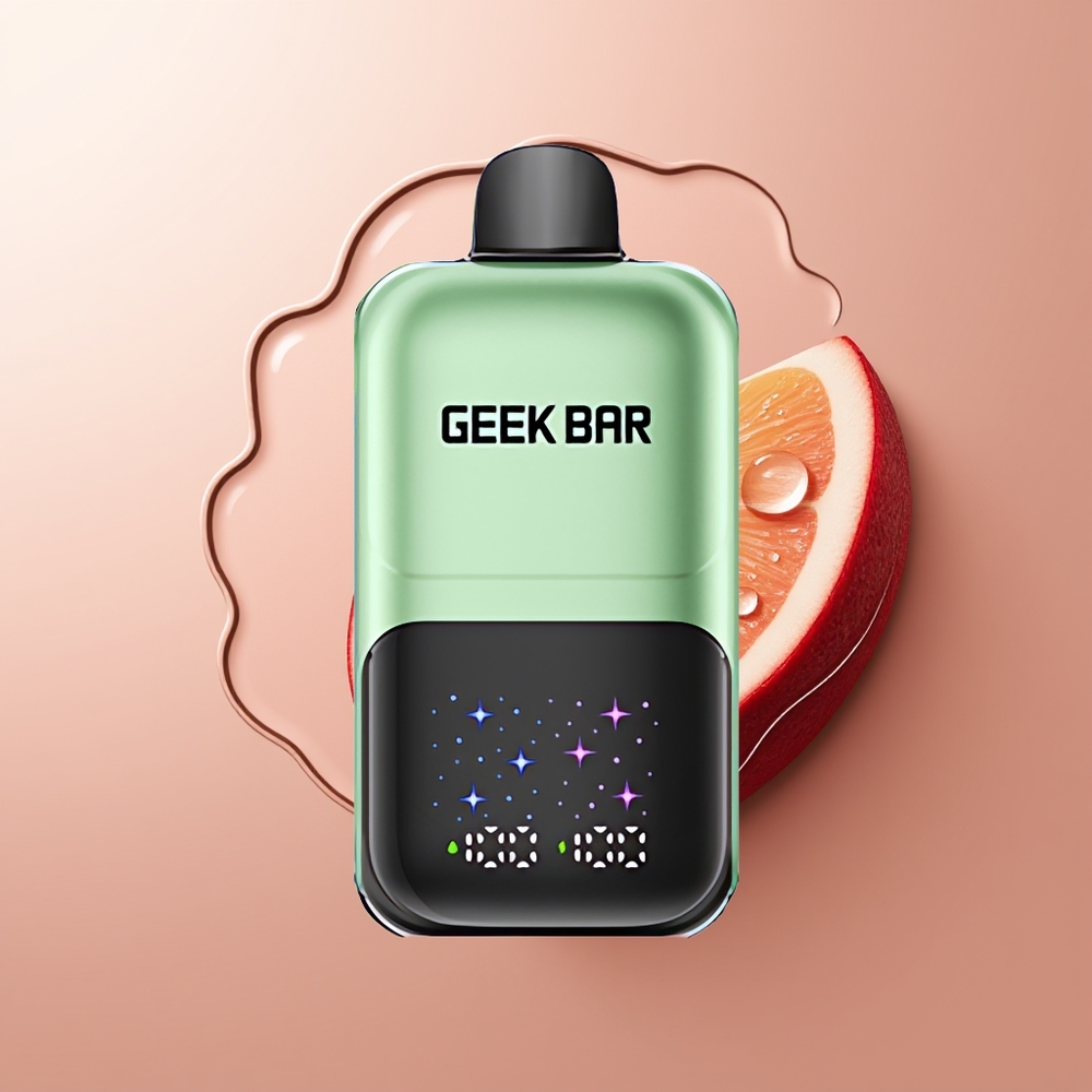 GEEK BAR 2GO 50000 SÜÜDI KAKS SEERIAT KAHEKS ÕUNAKS A&B INTERAKTIIVNE SUUR EKRAN 3-TASEMELINE MAITSE/JAHUTUS