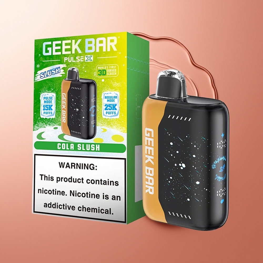 GEEK BAR Pulse X 25000 Puhangit Slush Mägitseja 18mL Ekraan