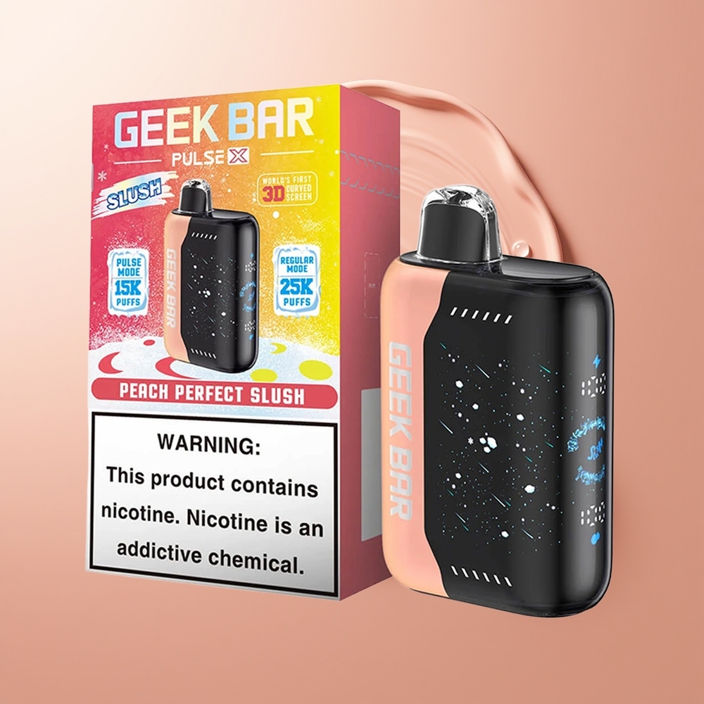 GEEK BAR Pulse X 25000 Puhangit Slush Mägitseja 18mL Ekraan