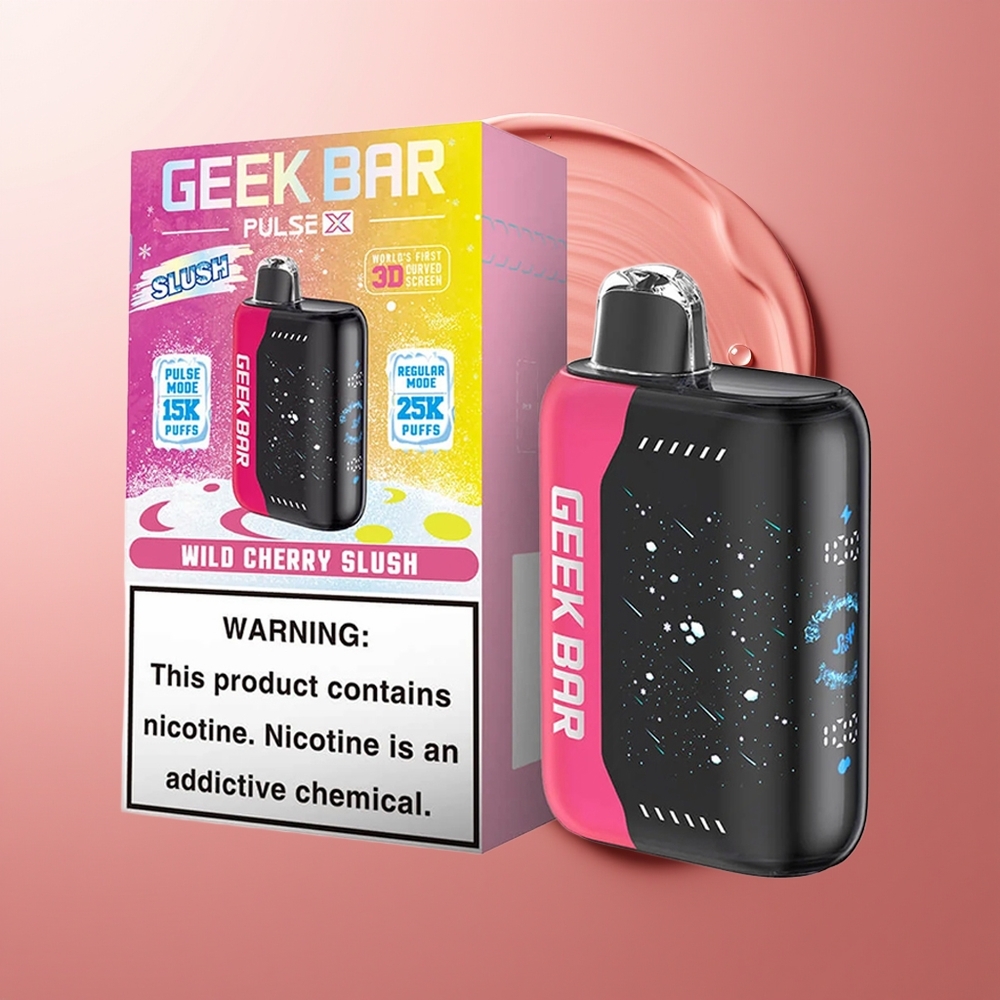 GEEK BAR Pulse X 25000 Puhangit Slush Mägitseja 18mL Ekraan