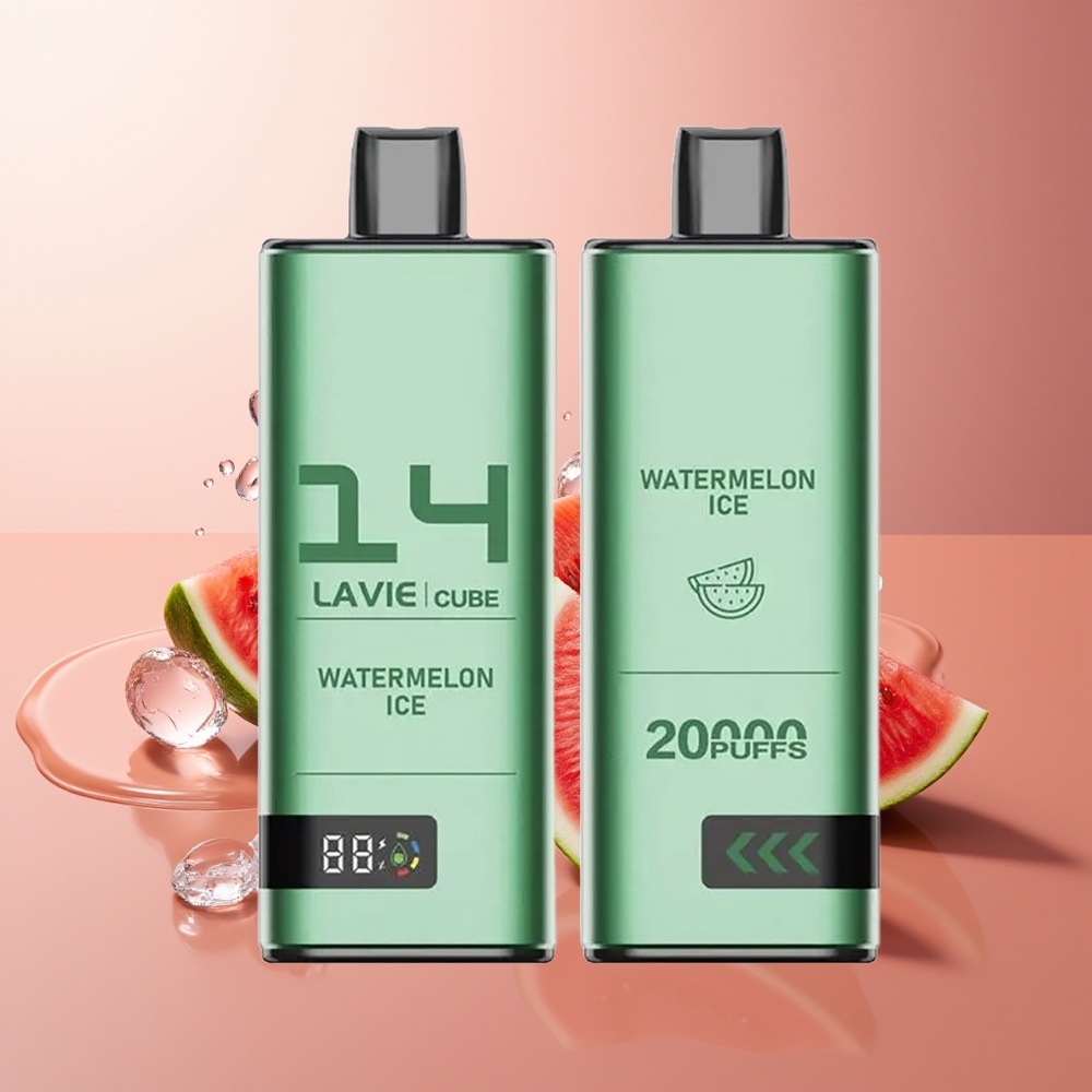LAVIE Cube 20000 Puhu 28ml Arbuusijää Ühekordselt Kasutatav Vape