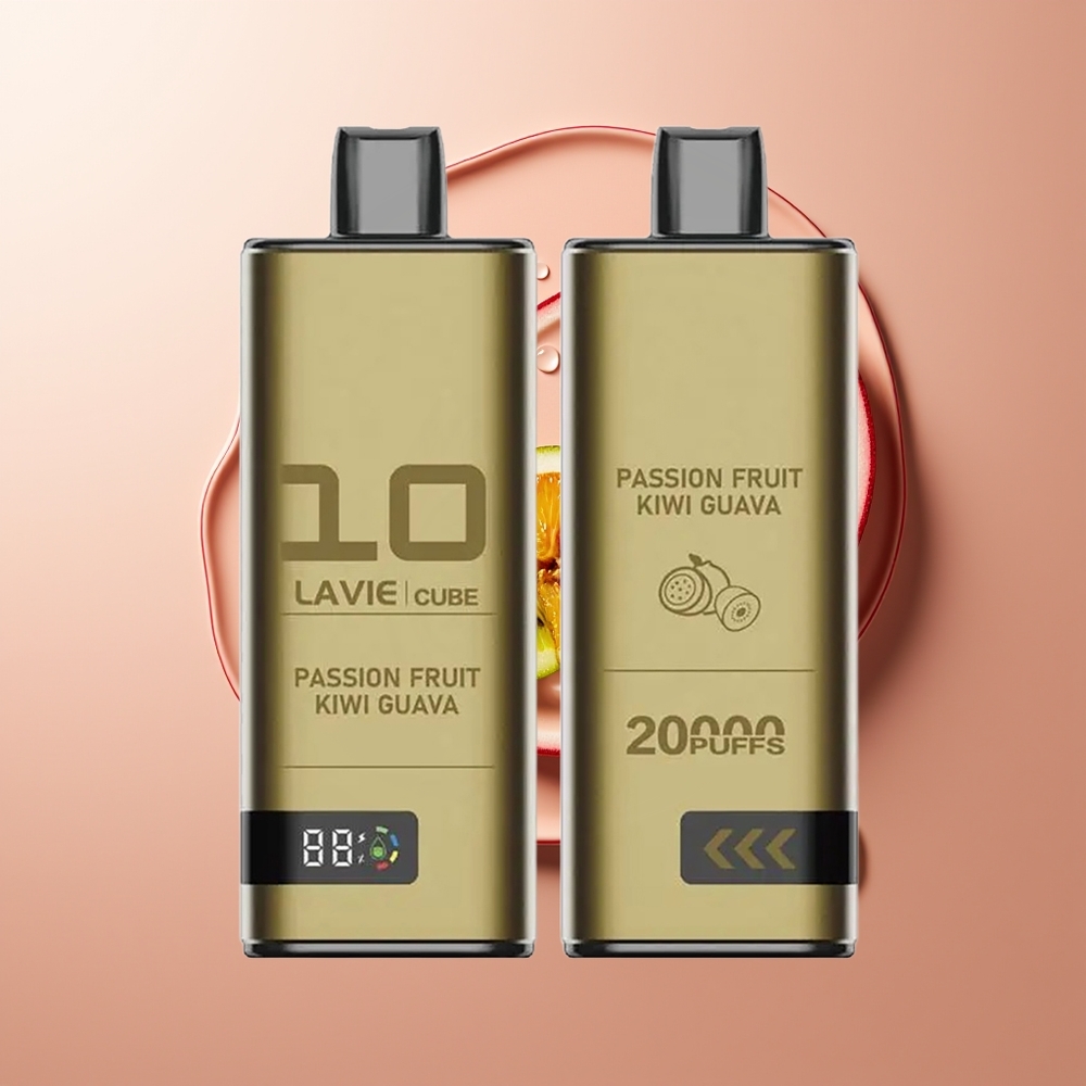 LAVIE Cube 20000 Puhu Ühekordselt Kasutatav Vape Passioonivilja Kiivi Guava 28ML