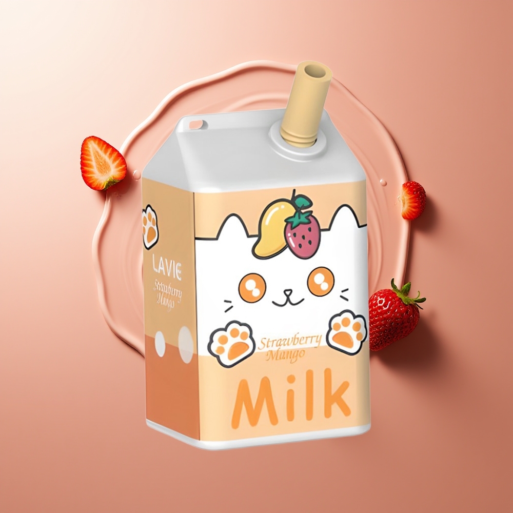 LAVIE Milk 7000 Puhu Maasika-Mango 16ML 600mAh