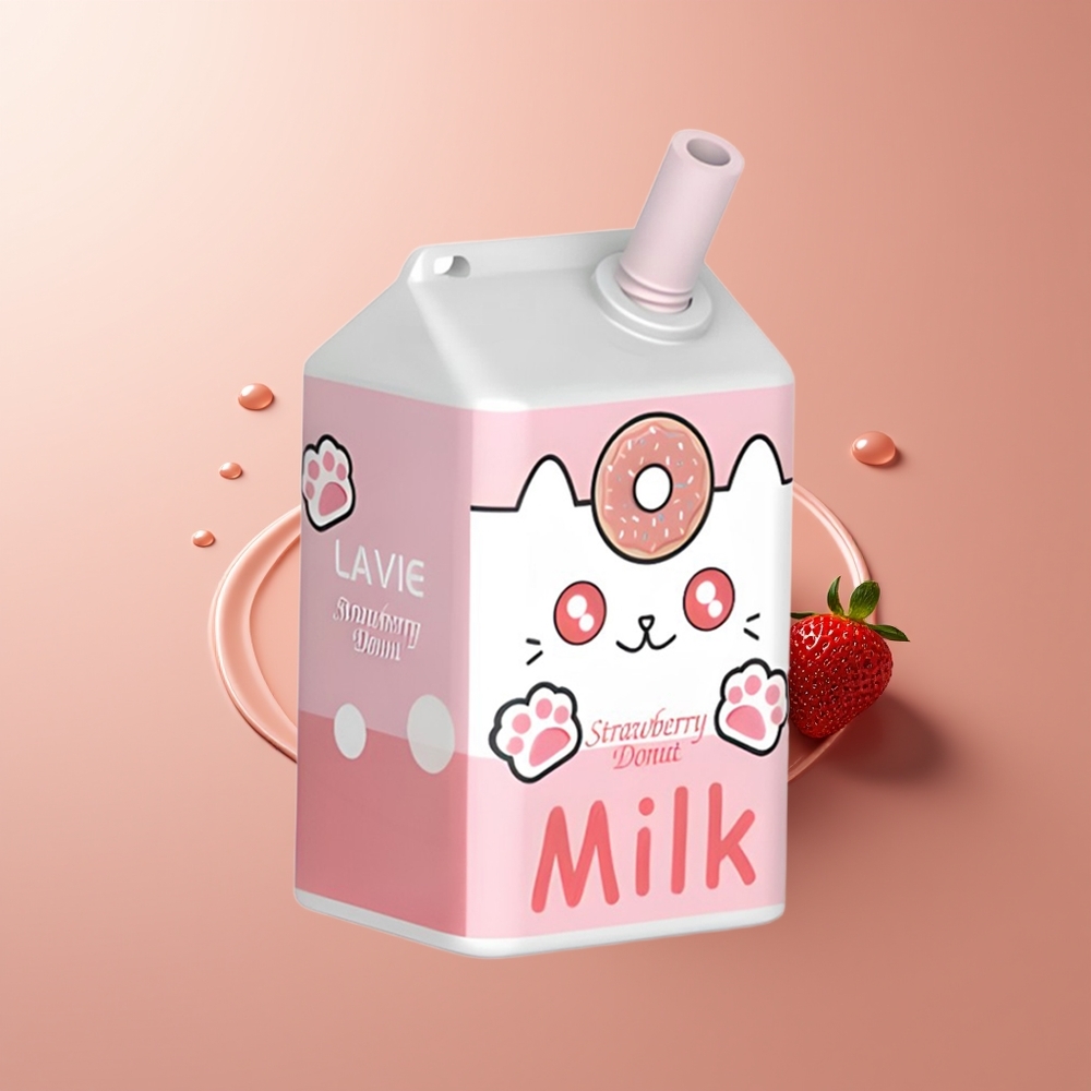 LAVIE Milk 7000 Puhu Maasikakreemijook Muna 16ML 600mAh
