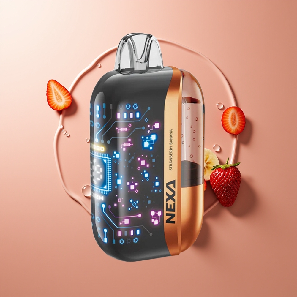 NEXA Ultra 50000 Puffs Maasika-Banaan 20ml 800mah