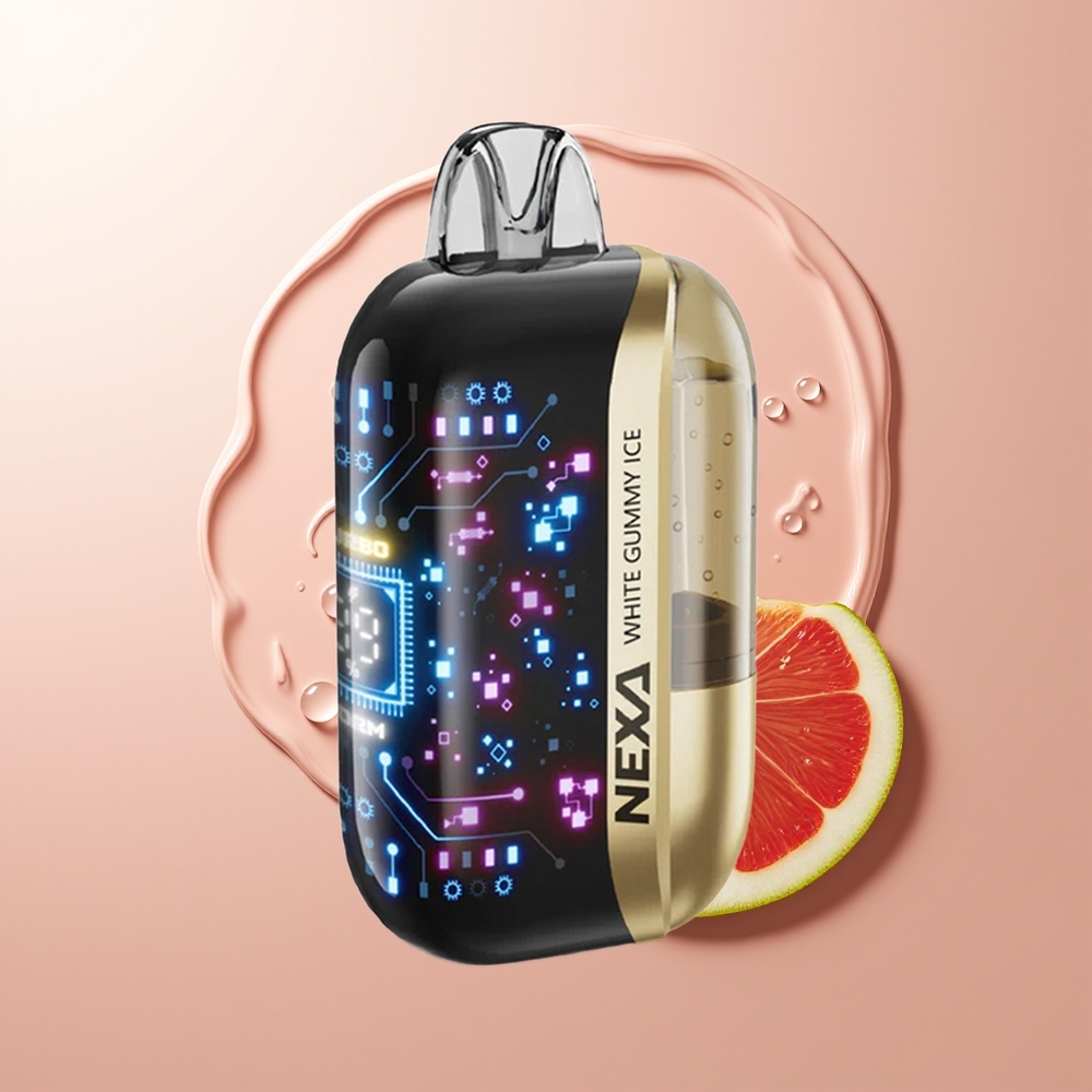 NEXA Ultra 50000 Puffs Valge Gummy Jää 20ml 800mah