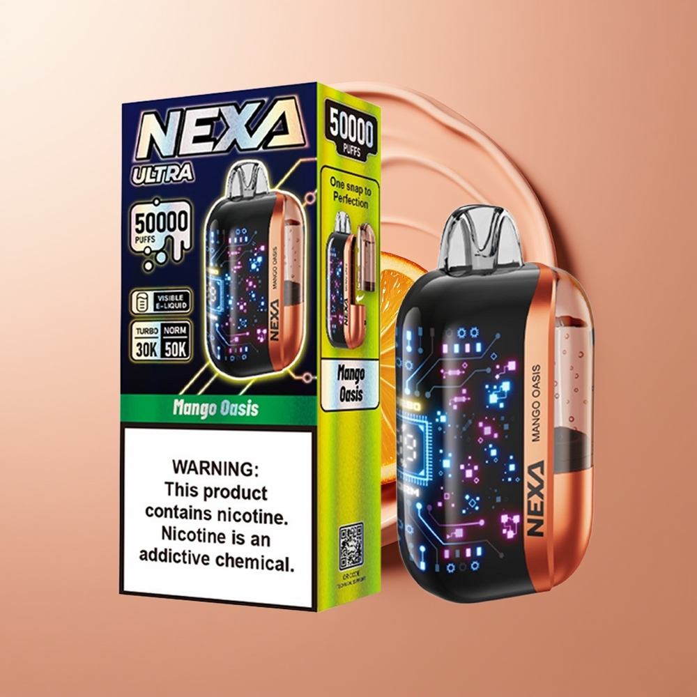 NEXA Ultra 50000 Puhangit Mangioaas + 20ml Eelnevalt Täidetud + 800mah Akumaht