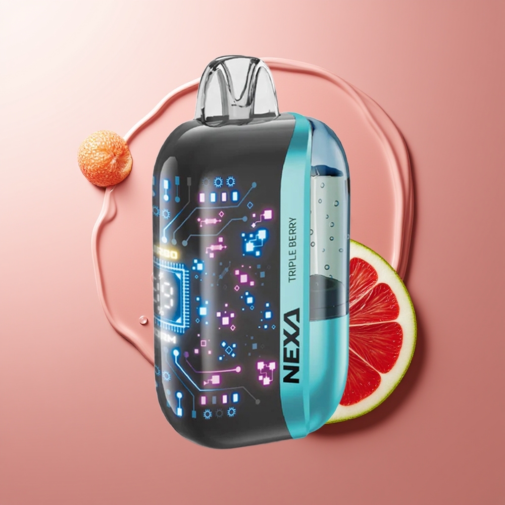 NEXA Ultra 50000 Puhu Kolme Marja 20ml 800mah Ühekordselt Kasutatav Vape