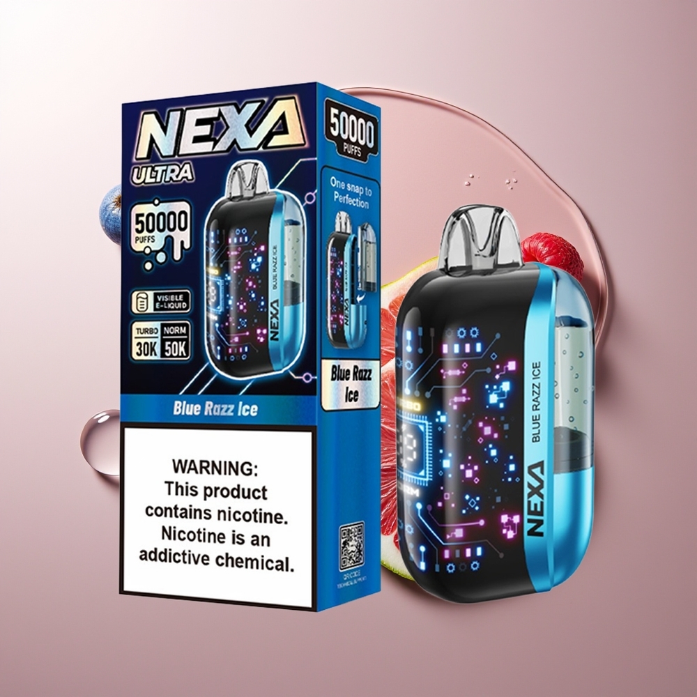 NEXA Ultra 50000 Süüaed Sinine-Maasikas Jää 20ml 800mah