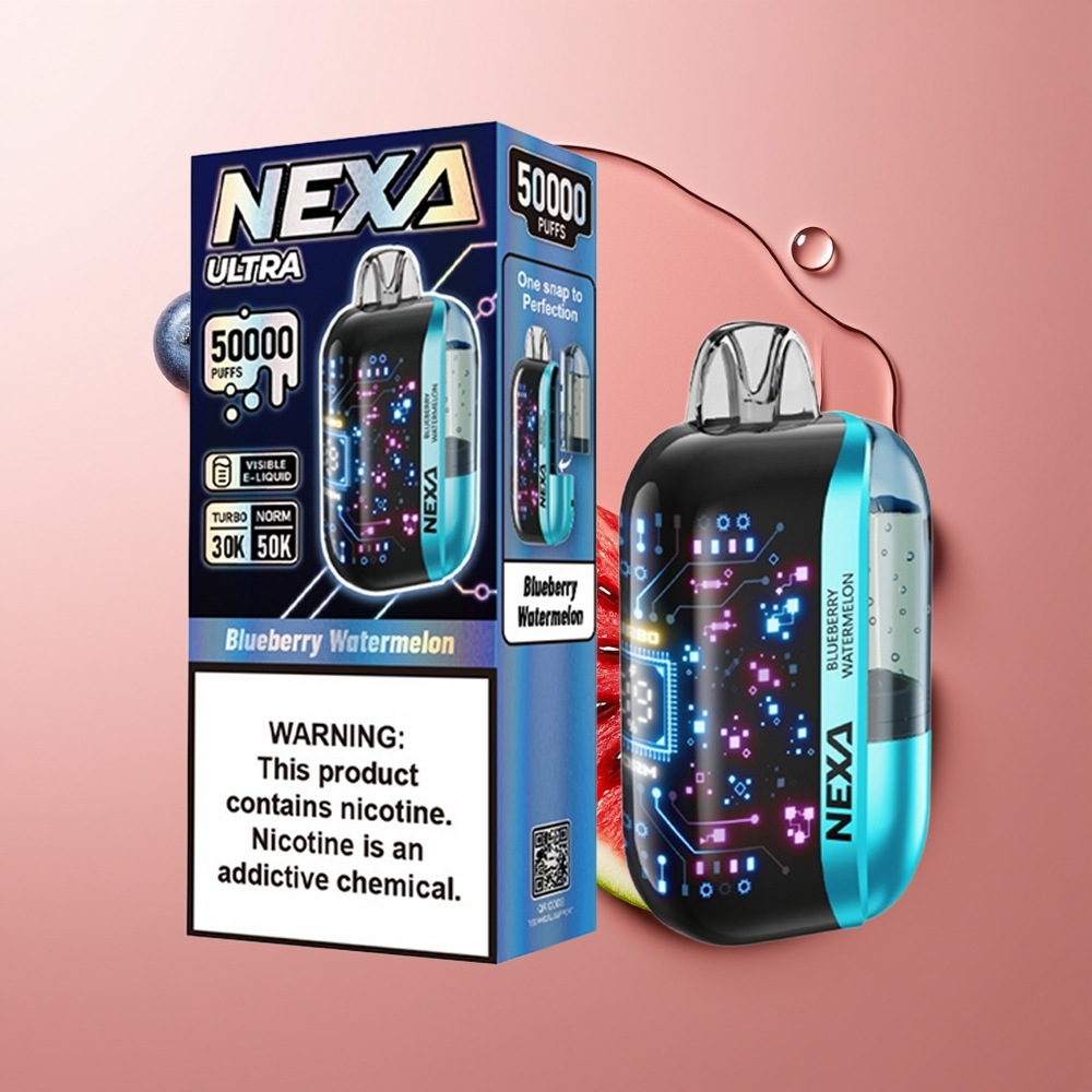 NEXA Ultra 50000 Suudmust Mustikas-Arbuus 20ml Tüüp-C Laadimine