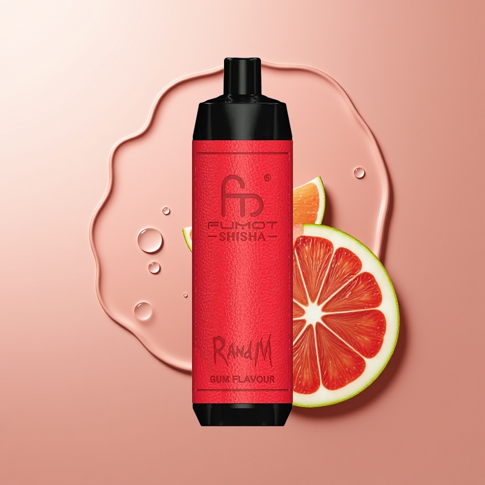 RandM Fumot Shisha 10000 Puffs 0.6ohm Meshhäälestus Natsukomm Maitse Ühekordselt Kasutatav Vape
