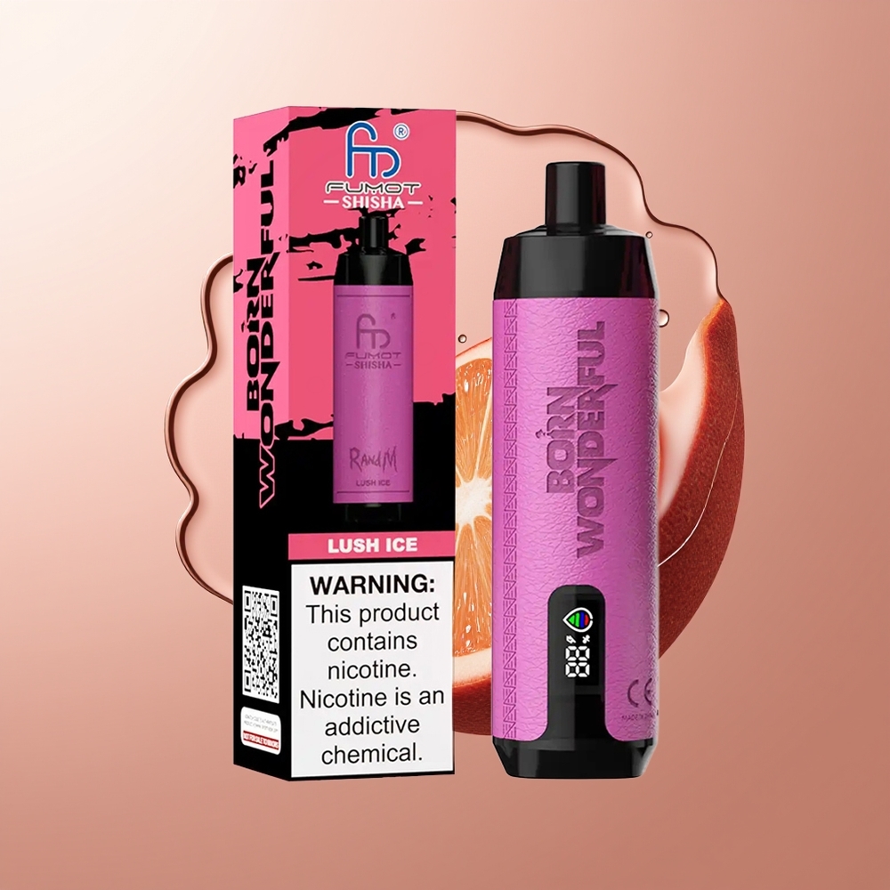 RandM Fumot Shisha 10000 Puffs 18ml Mahla Jää Ühekordselt Kasutatav Vape