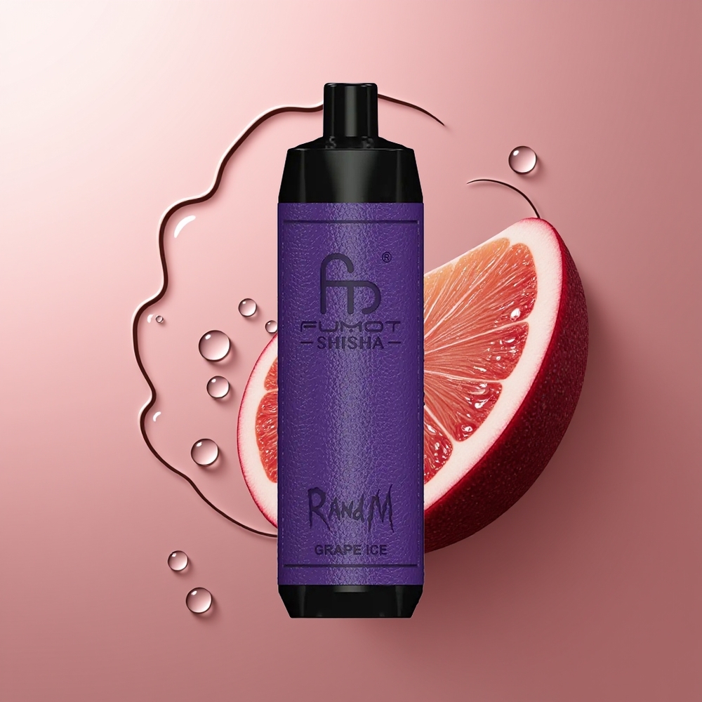 RandM Fumot Shisha 10000 Puffs Grape Ice 18ml 850mAh