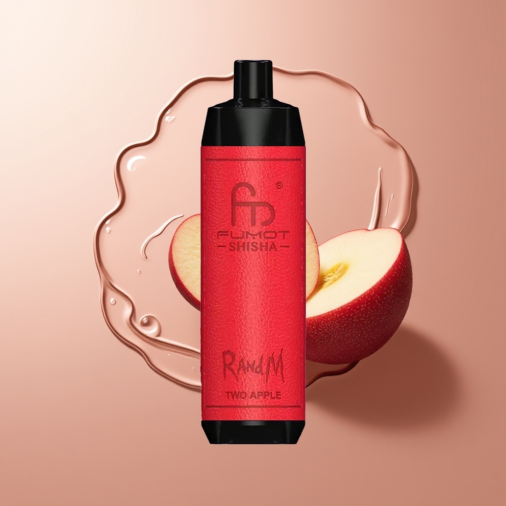 RandM Fumot Shisha 10000 Puffs Kaks Õuna 18ml e-vedelik 850 mAh aku