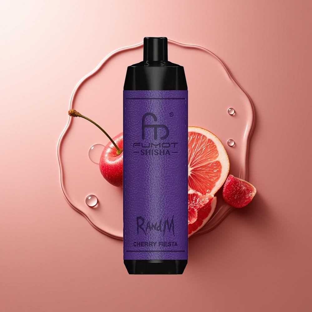 RandM Fumot Shisha 10000 Puffs Kirsi Fiesta 18ml 850mAh