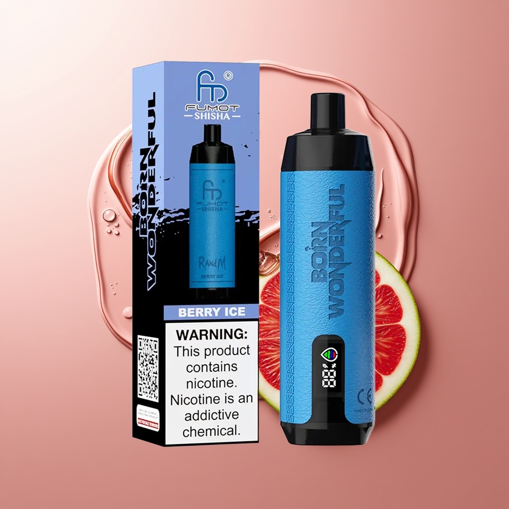 RandM Fumot Shisha 10000 Puffs Marja-Jää Tüüp-C Pordiga