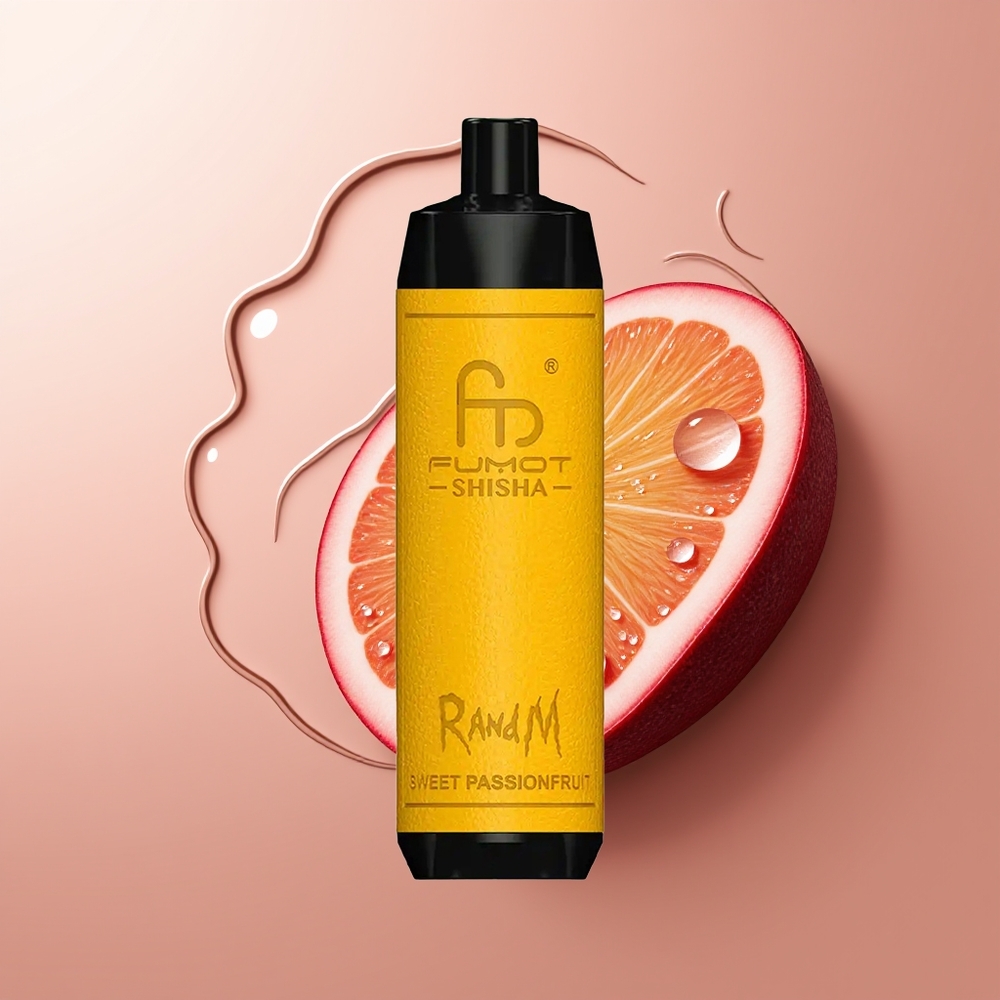 RandM Fumot Shisha 10000 Südamemesh Suhkpassionimaitsega Tüüp-C