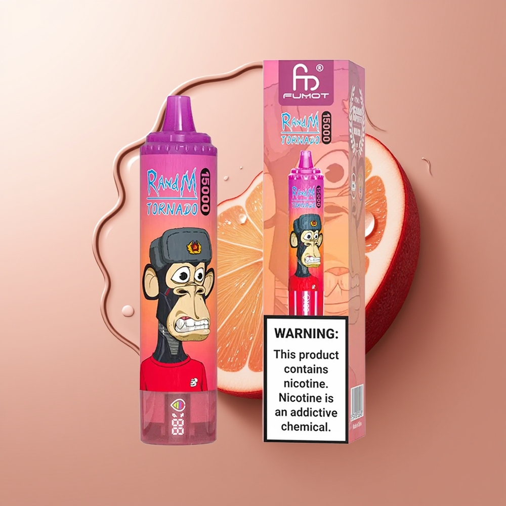 RandM Fumot Tornado 15000 Mahuti Maasik-Mangopuu LCD